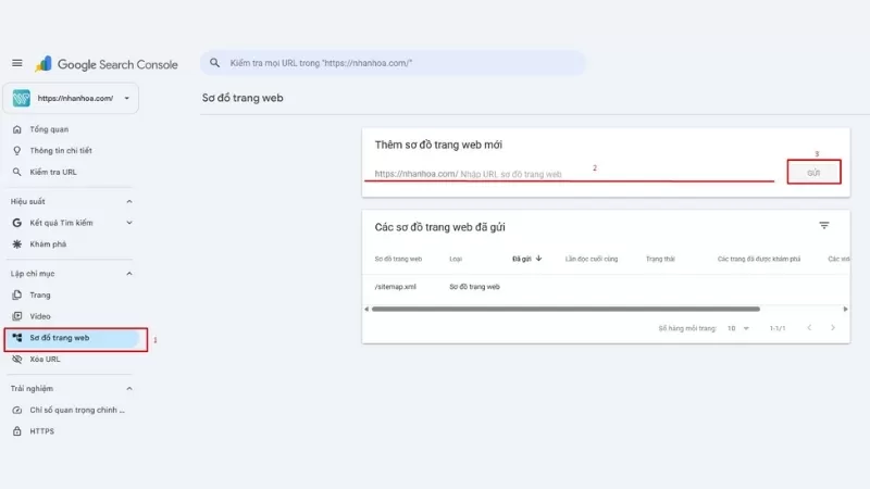google search console