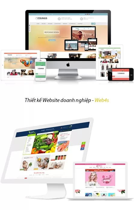CHI TIẾT DỊCH VỤ THIẾT KẾ WEBSITE TRỌN GÓI CHO DOANH NGHIỆP TẠI WEB4S