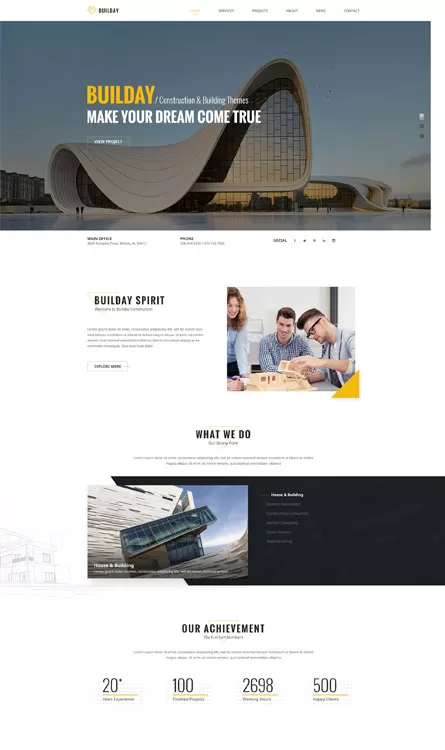 Thiết kế website kiến trúc đẹp, chuyên nghiệp, đa tính năng tại Hà Nội