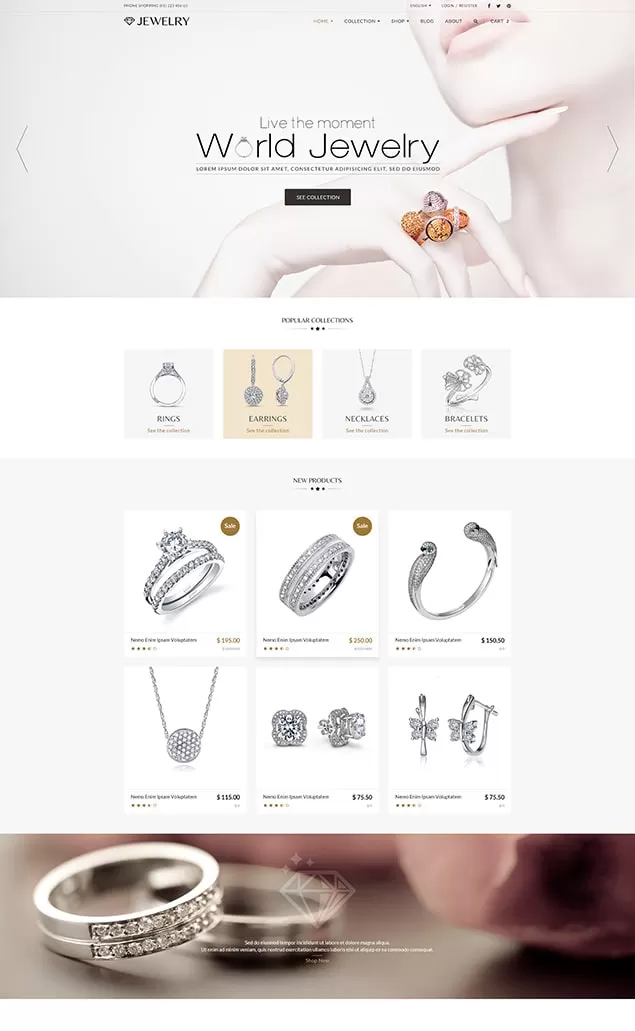 Lý do nên thiết kế web trang sức trong kinh doanh online