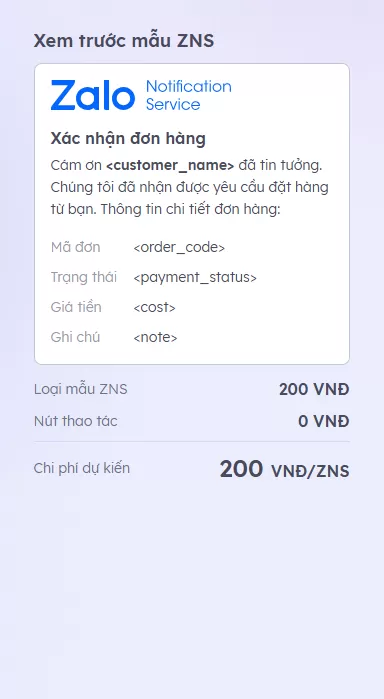 ZNS tùy chỉnh