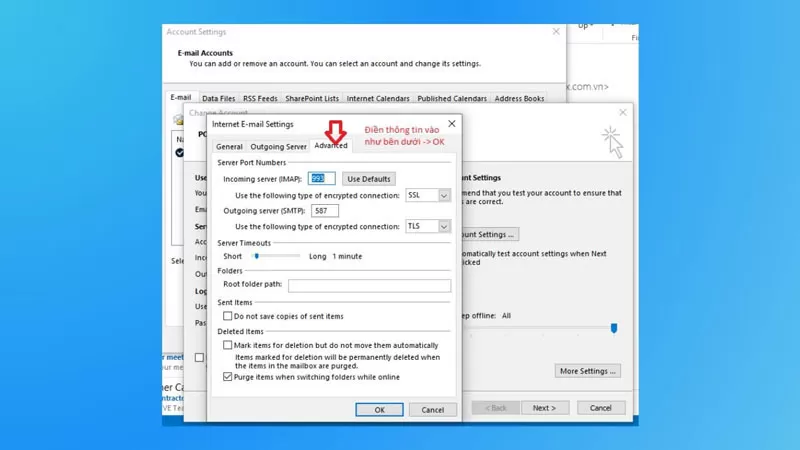 Hướng dẫn sử dụng mail nội bộ trên Outlook