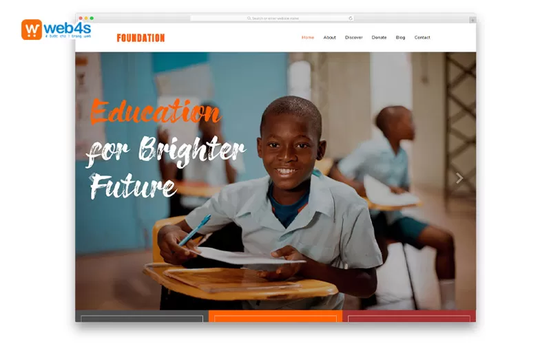 Thiết kế Website Tổ chức Từ thiện | Web4s