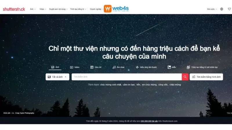 Shutterstock - Website mockup chuyên nghiệp