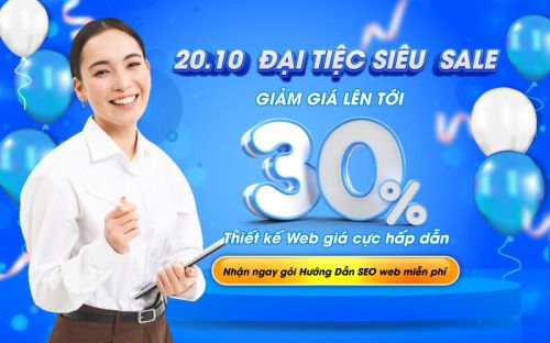 Giảm giá cực hấp dẫn nhân ngày Phụ Nữ Việt Nam 20/10/2023
