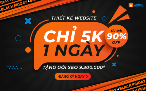 BF 2023 | Thiết Kế Website chỉ 5k/ngày + Nhận gói SEO 9tr3