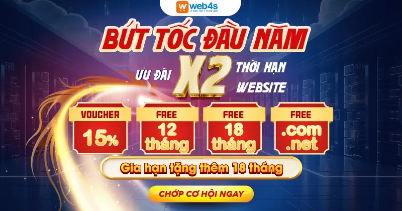 Bứt tốc đầu năm - X2 thời hạn Website