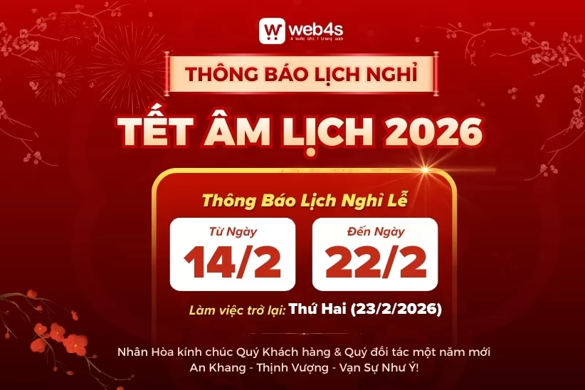 THÔNG BÁO LỊCH NGHỈ TẾT NGUYÊN ĐÁN BÍNH NGỌ 2026