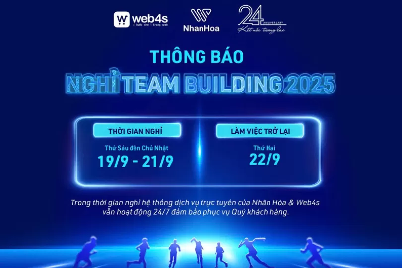 THÔNG BÁO NGHỈ TEAM BUILDING 2025