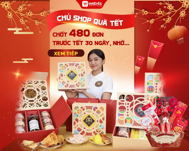 Chủ shop quà Tết chốt 480 đơn trước Tết 30 ngày, nhờ 01 công cụ rất phổ biến